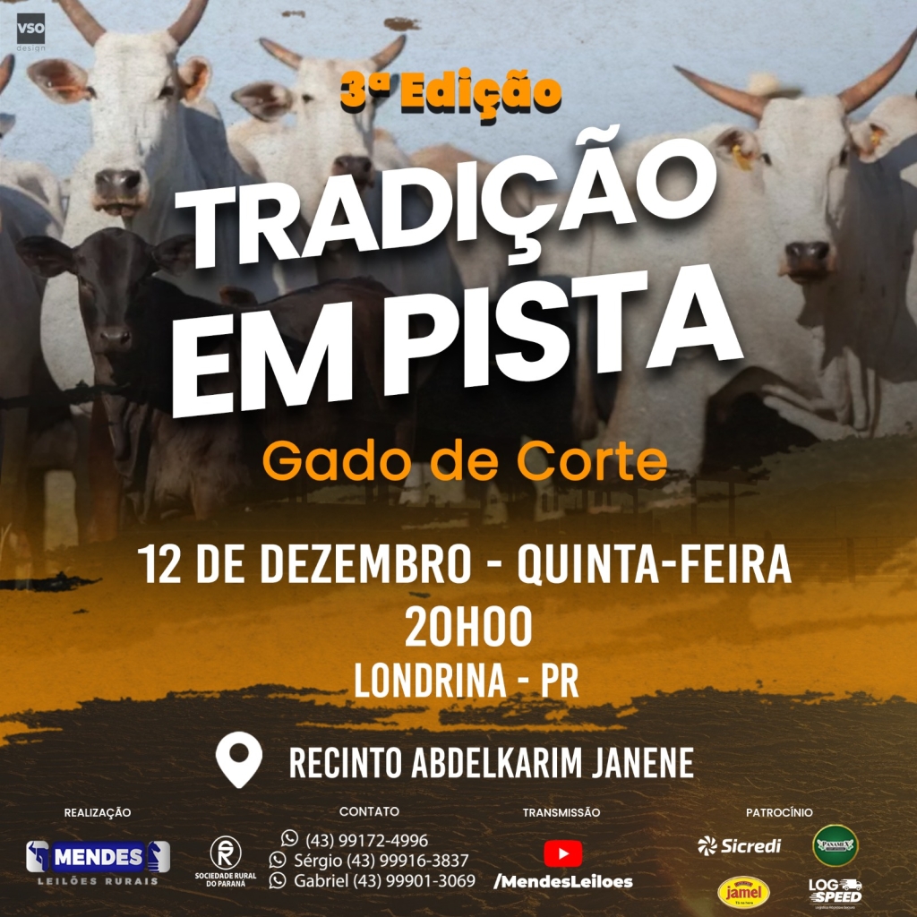 Leilão Tradição em Pista