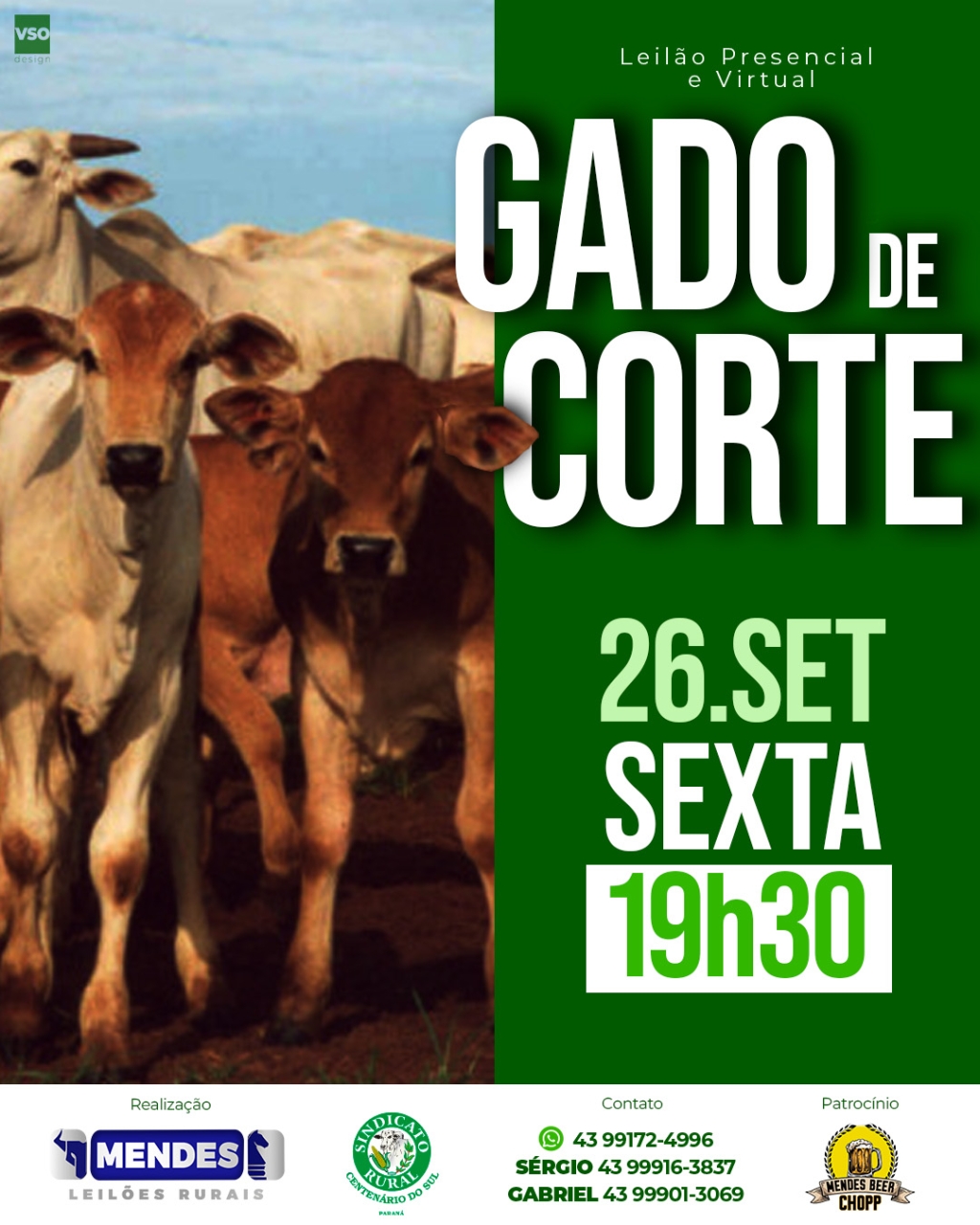 Leilão Gado de Corte de Centenário do Sul