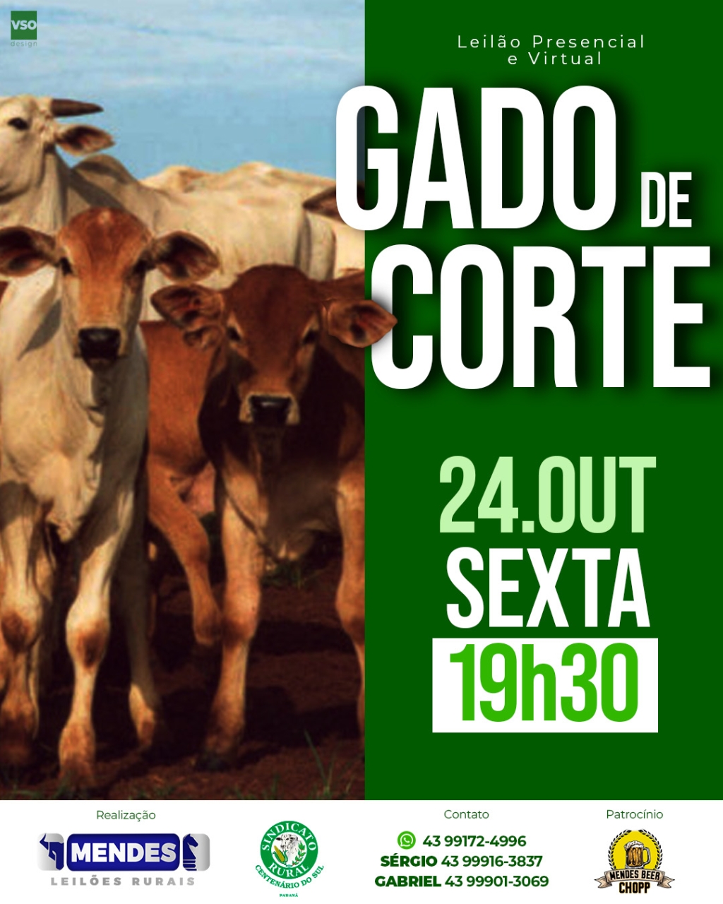 Leilão Gado de Corte de Centenário do Sul