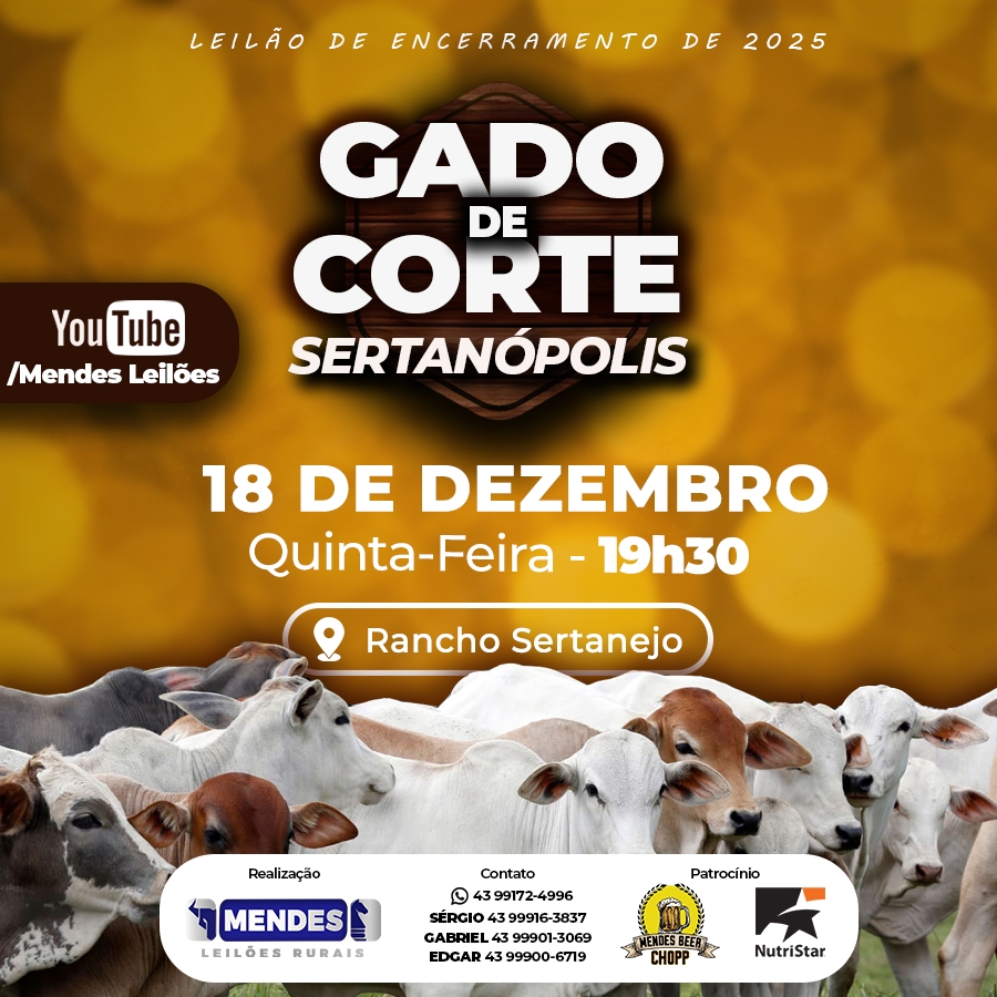 Leilão Gado de Corte de Sertanópolis