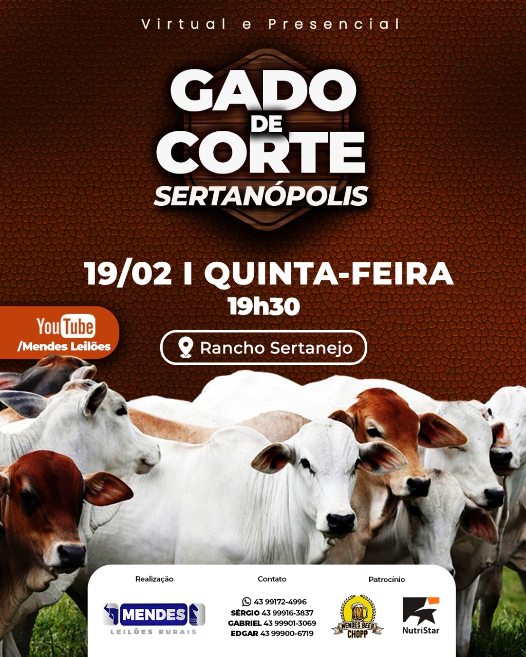 Leilão Gado de Corte de Sertanópolis